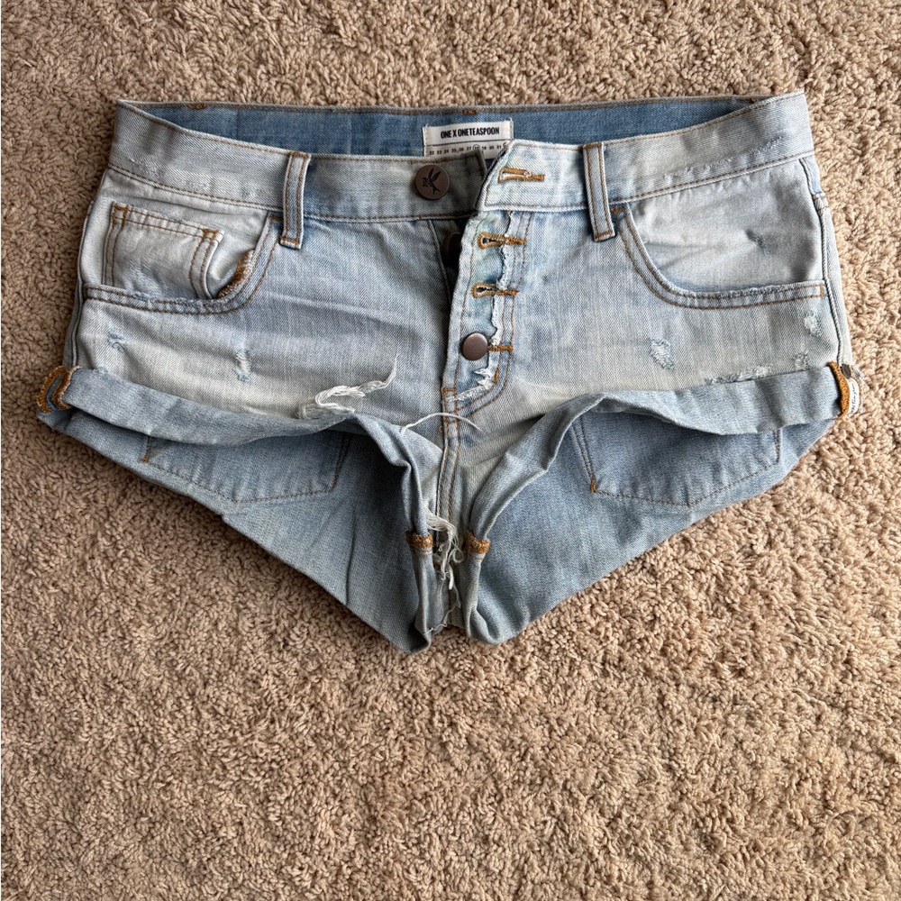 One Teaspoon Bandit Denim Shorts